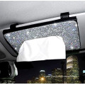 Bling Bling Car Sun Visor Tissue Box